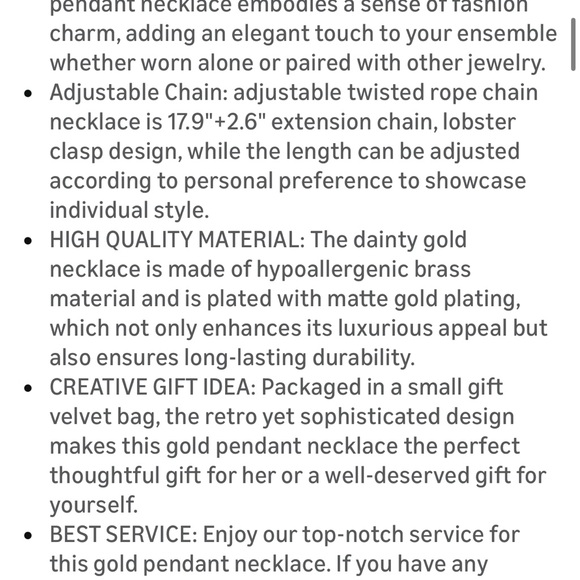 Elegant Gold Shell Necklace - Picture 6 of 10